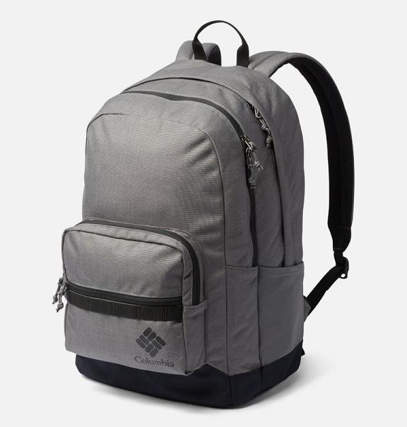 Columbia Zigzag 30L Backpacks Grey Black For Boys NZ30745 New Zealand